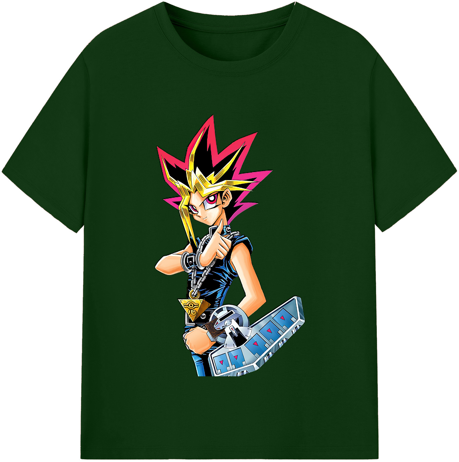 （画像用） 遊☆戯☆王 Yu-Gi-Oh! 綿100％半袖Tシャツ（フロントプリント）